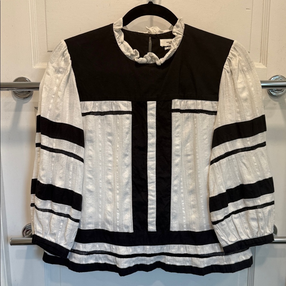Isabel Marant Black and White Women's Top